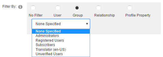 Module Settings — Member Directory — Filter by Group